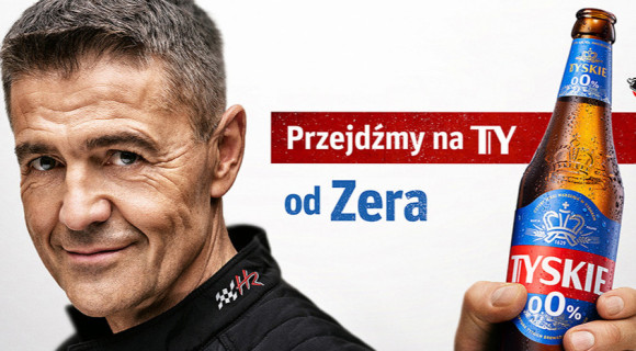 Nowe Tyskie 0,0% już w sklepach. Hołek ambasadorem marki.